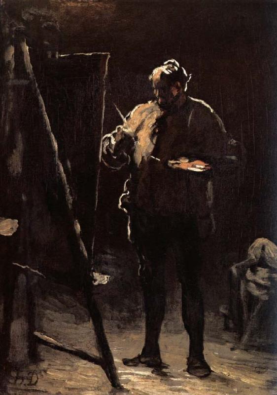 Honore Daumier The Painter before his Picture